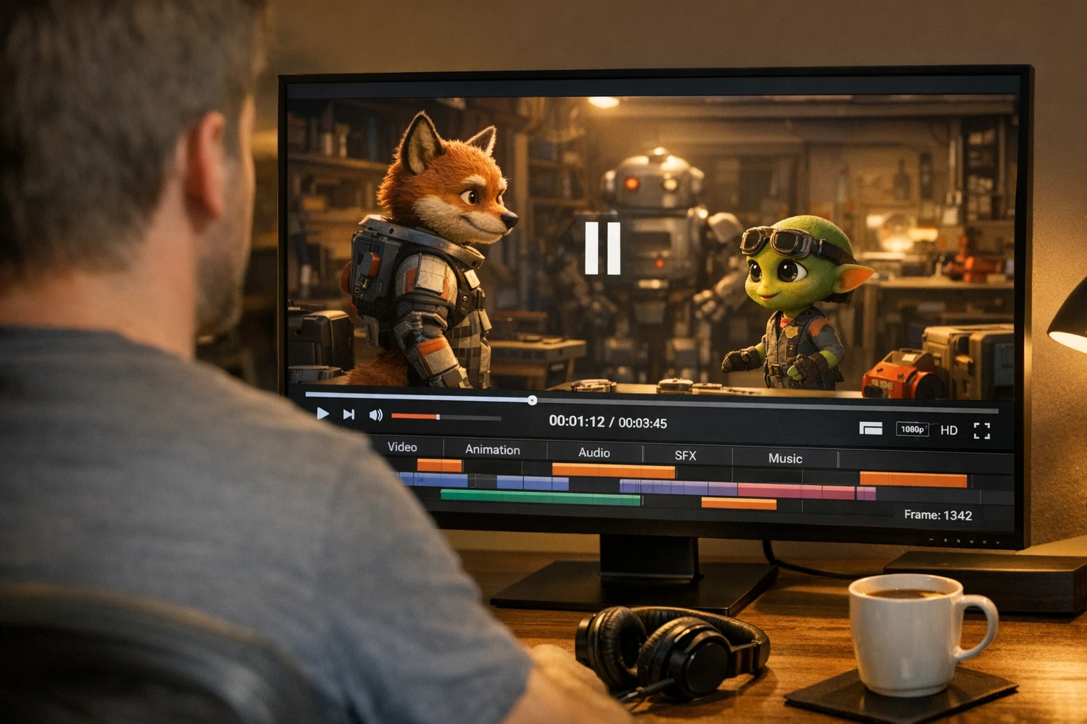 Showcase of 3D animated videos created with AutoClips AI animation studio