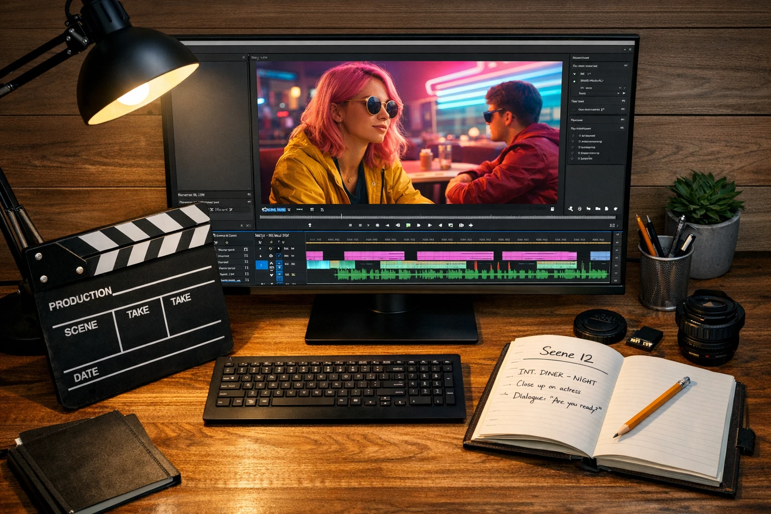 Cinematic 3D animation results created with AI showing stunning visual quality