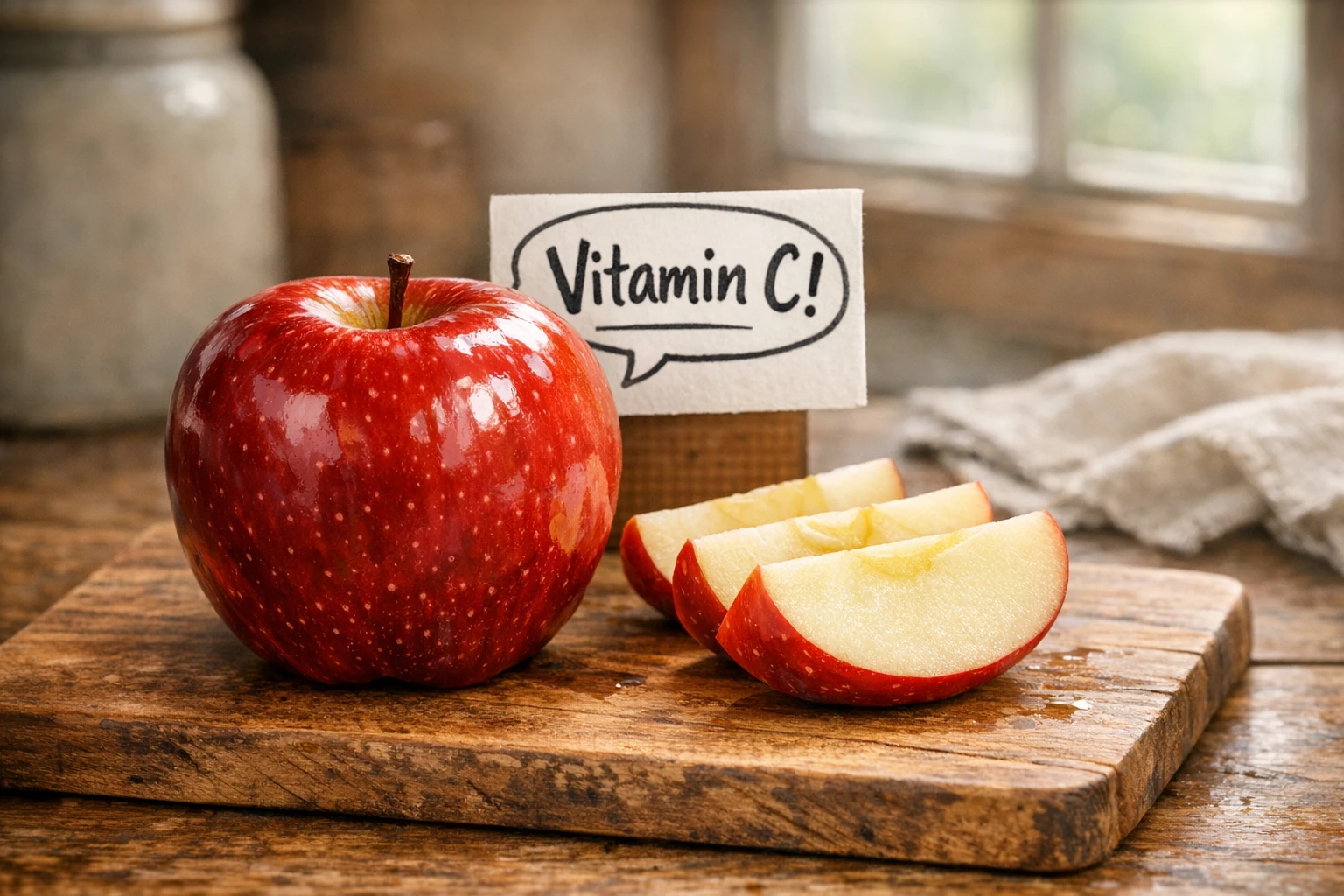 AI apple character talking about health benefits in a viral video