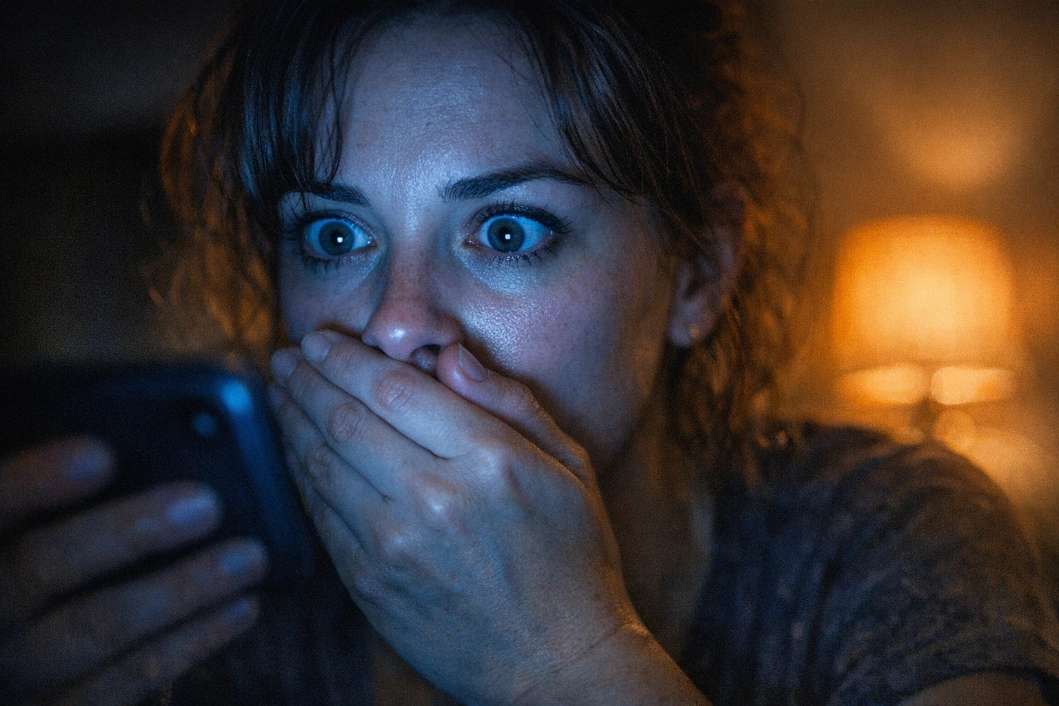 Viewer gripped by a suspenseful fruit surgery video on their phone